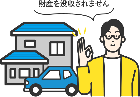 財産を没収されません