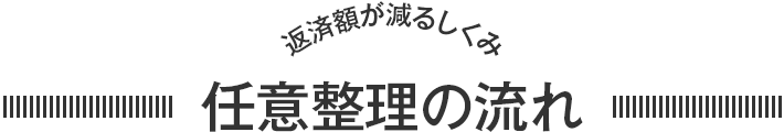 任意整理の流れ