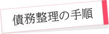 債務整理の手順